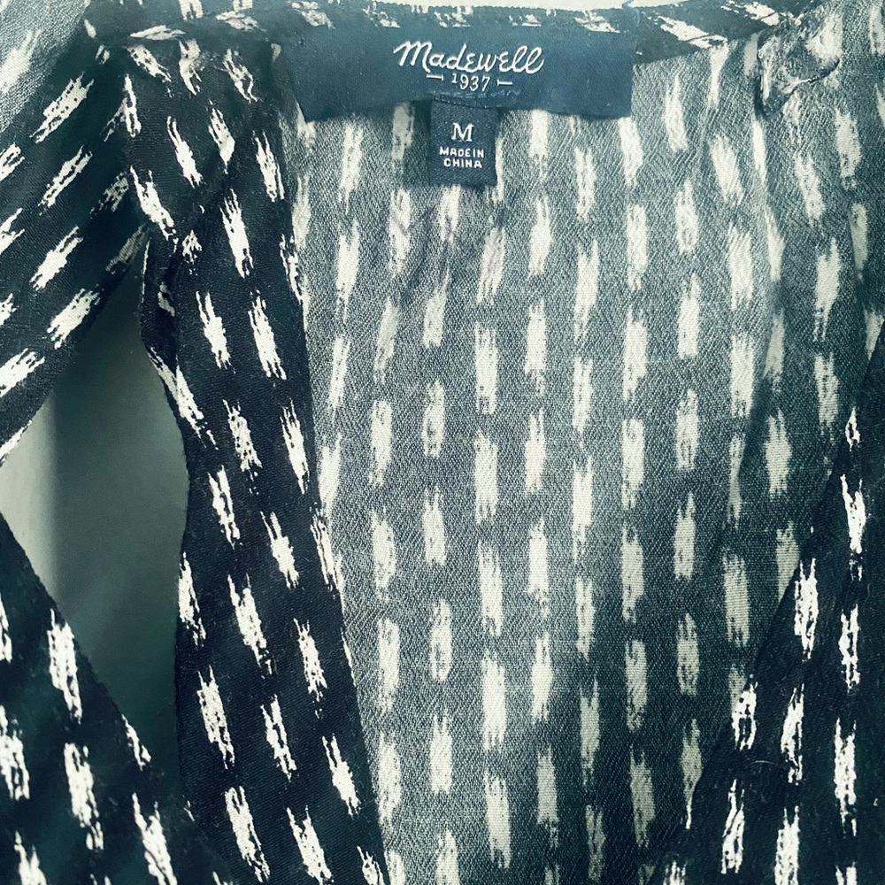 Madewell Ikat Overlay Romper - Picture 8 of 11